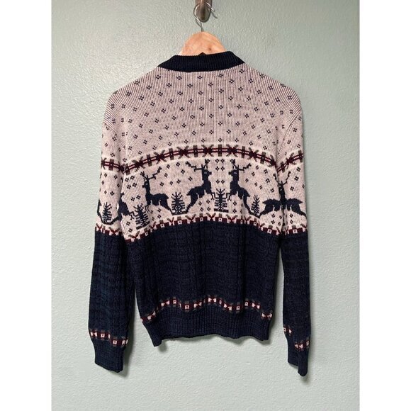 Vintage‎ Flatiron Mills Unisex Holiday Winter Christmas Sweater Size Medium - Picture 2 of 7